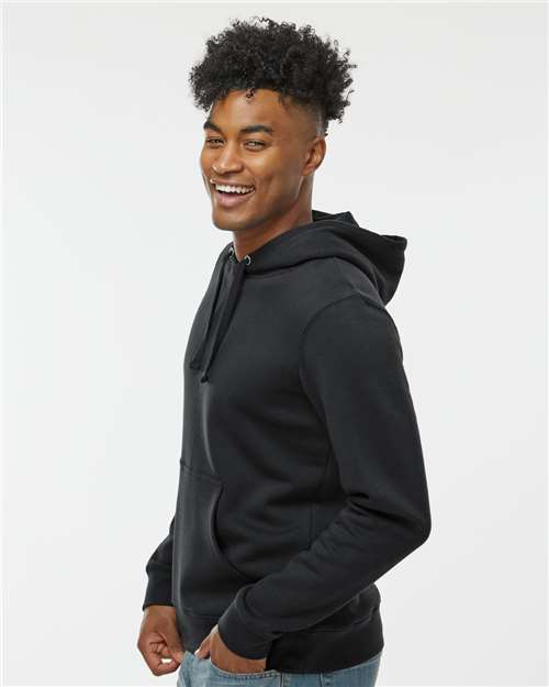 J. America 8720 Unisex BTB Fleece Hooded Sweatshirt - Side view