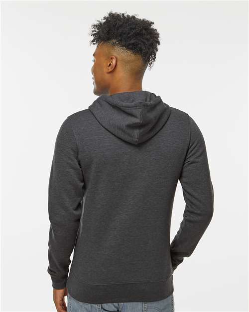 J. America 8720 Unisex BTB Fleece Hooded Sweatshirt - Back view