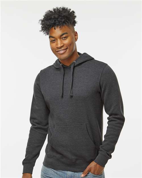 J. America 8720 Unisex BTB Fleece Hooded Sweatshirt - Front view