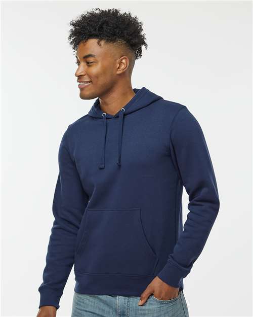 J. America 8720 Unisex BTB Fleece Hooded Sweatshirt - Front view