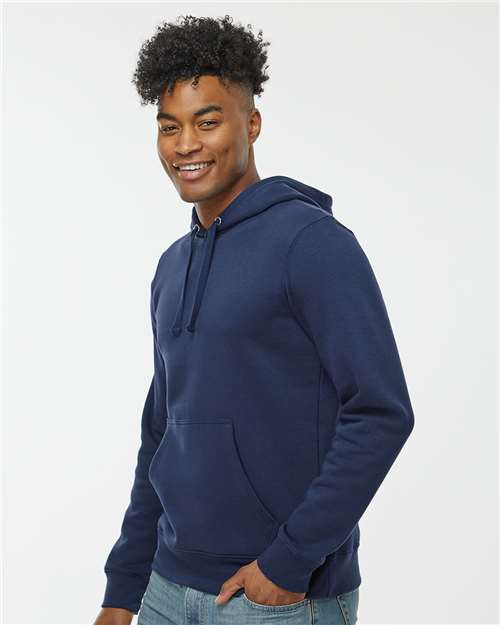 J. America 8720 Unisex BTB Fleece Hooded Sweatshirt - Side view