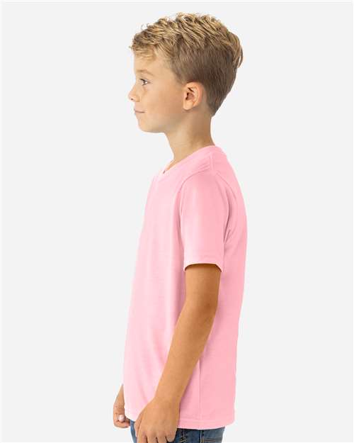 Next Level 3312 Youth CVC Tee - Side view