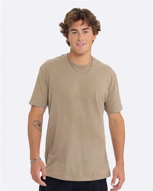 Next Level 3600 Unisex Cotton Tee - Front view