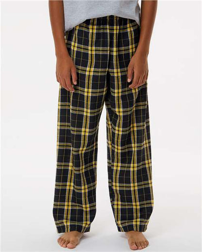 Boxercraft BY6624 Youth Flannel Pants - Front view