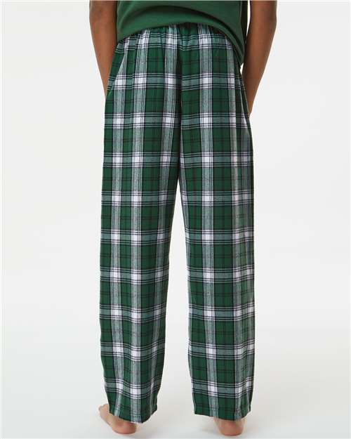 Boxercraft BY6624 Youth Flannel Pants - Back view