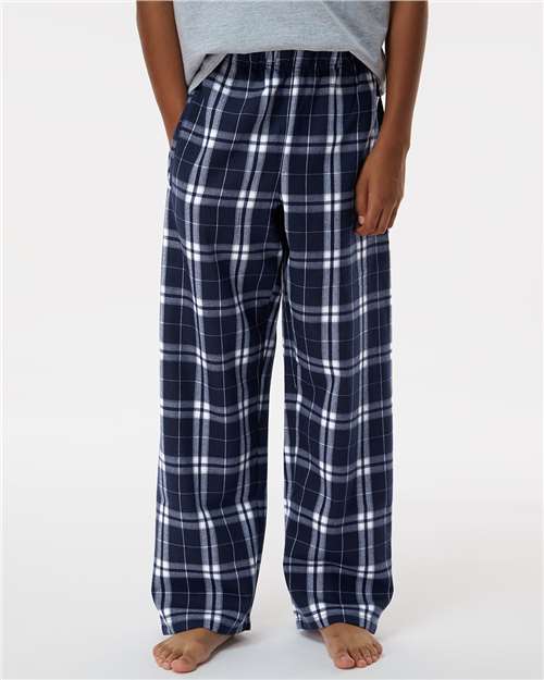 Boxercraft BY6624 Youth Flannel Pants - Front view
