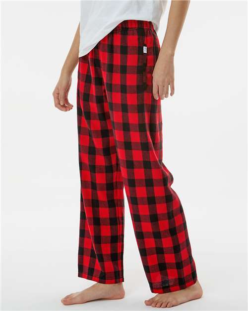 Boxercraft BY6624 Youth Flannel Pants - Side view