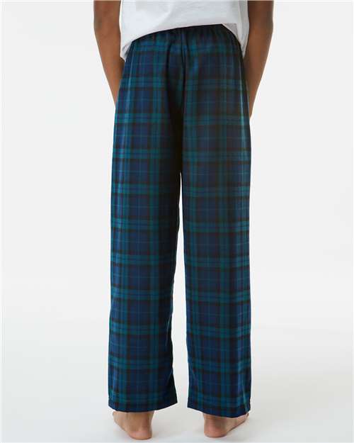 Boxercraft BY6624 Youth Flannel Pants - Back view