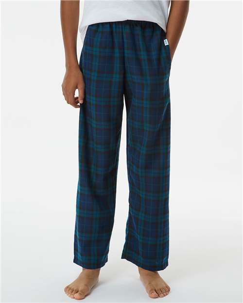 Boxercraft BY6624 Youth Flannel Pants - Front view