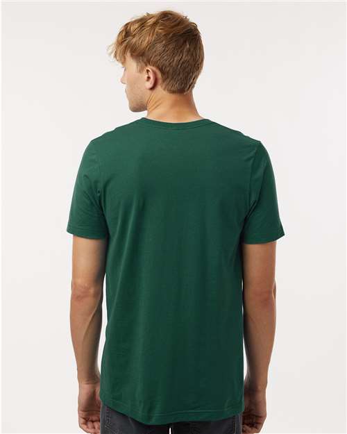 Tultex 602 Combed Cotton T-Shirt - Back view