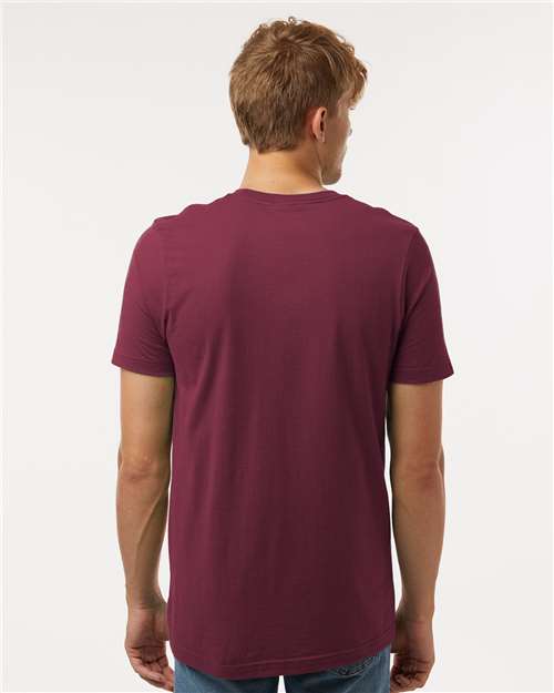 Tultex 602 Combed Cotton T-Shirt - Back view