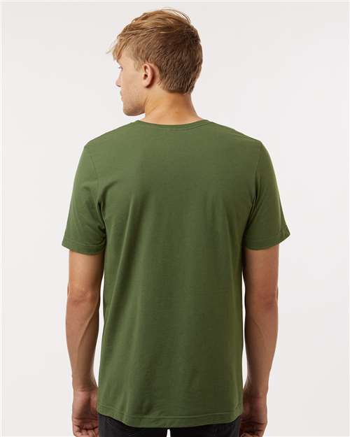 Tultex 602 Combed Cotton T-Shirt - Back view