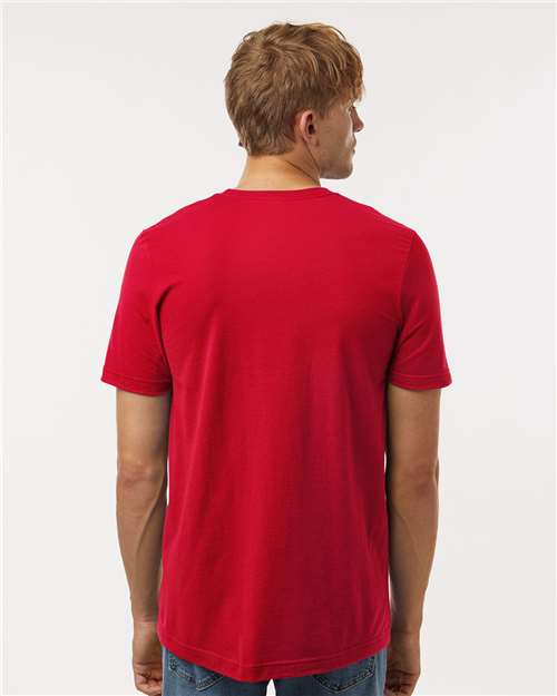 Tultex 602 Combed Cotton T-Shirt - Back view
