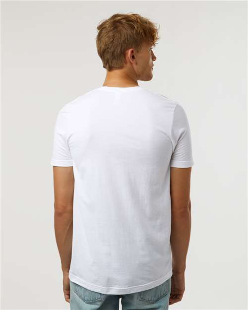 Tultex 602 Combed Cotton T-Shirt - Back view