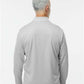 Adidas A593 Men's Space Dyed Quarter-Zip Pullover - Back view
