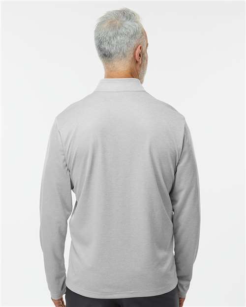 Adidas A593 Men's Space Dyed Quarter-Zip Pullover - Back view