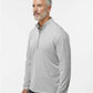 Adidas A593 Men's Space Dyed Quarter-Zip Pullover - Side view