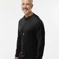 Adidas A596 Men's Lightweight Quarter-Zip Hooded Pullover - Side view