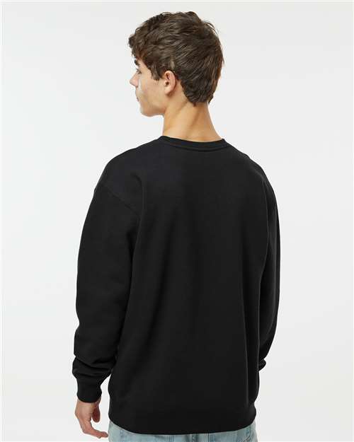 Independent Trading Co. IND3000 Unisex Heavyweight Crewneck Sweatshirt - Back view