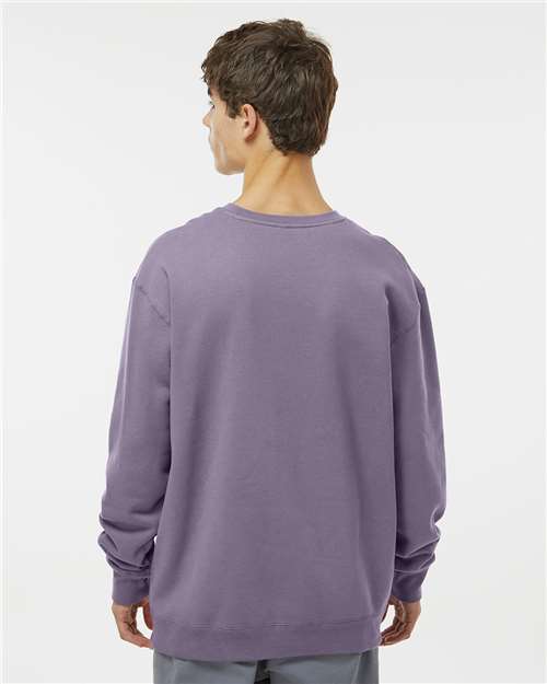 Independent Trading Co. IND3000 Unisex Heavyweight Crewneck Sweatshirt - Back view
