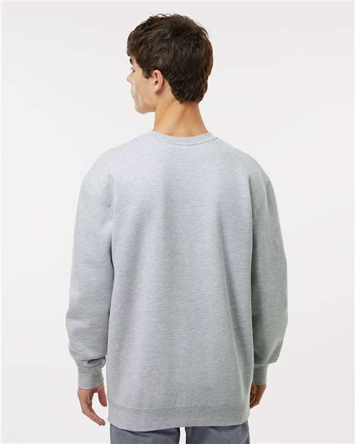 Independent Trading Co. IND3000 Unisex Heavyweight Crewneck Sweatshirt - Back view