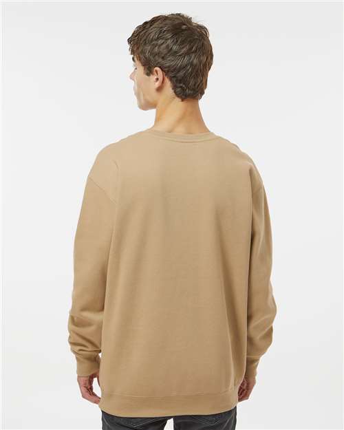 Independent Trading Co. IND3000 Unisex Heavyweight Crewneck Sweatshirt - Back view