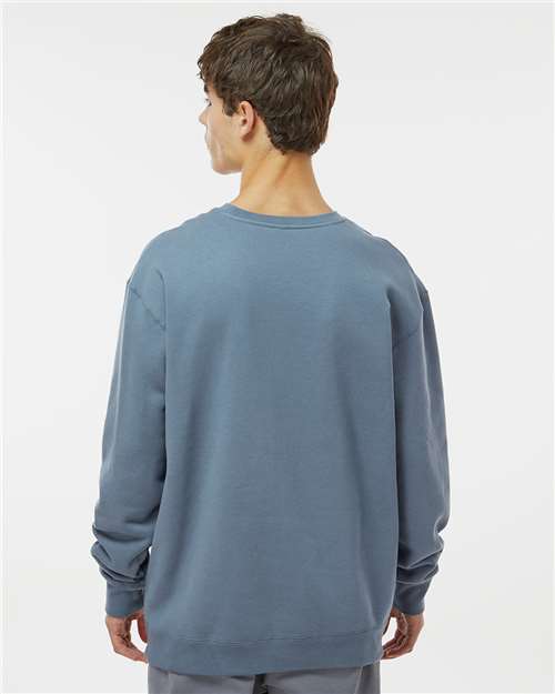 Independent Trading Co. IND3000 Unisex Heavyweight Crewneck Sweatshirt - Back view