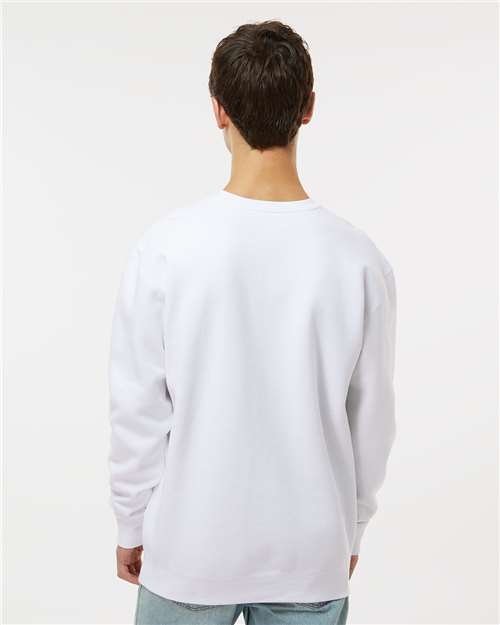 Independent Trading Co. IND3000 Unisex Heavyweight Crewneck Sweatshirt - Back view