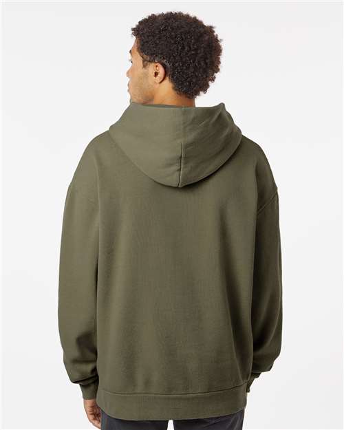 Independent Trading Co. IND280SL Unisex Avenue Midweight Hooded Sweatshirt - Back view