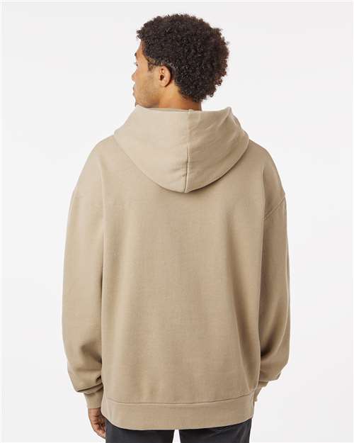 Independent Trading Co. IND280SL Unisex Avenue Midweight Hooded Sweatshirt - Back view