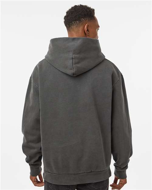 Independent Trading Co. IND420XD Unisex Mainstreet Heavyweight Hooded Sweatshirt - Back view
