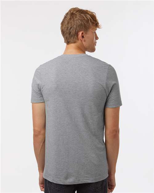Tultex 602CVC Unisex Combed CVC T-Shirt - Back view