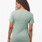 Tultex 602CVC Unisex Combed CVC T-Shirt - Back view