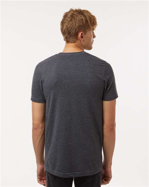 Tultex 602CVC Unisex Combed CVC T-Shirt - Back view