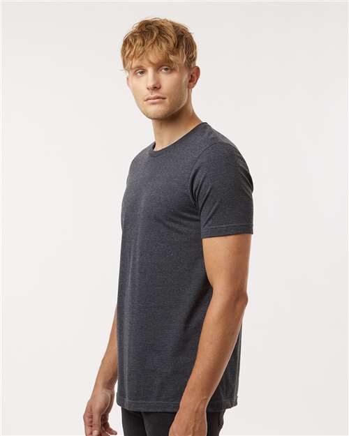 Tultex 602CVC Unisex Combed CVC T-Shirt - Side view
