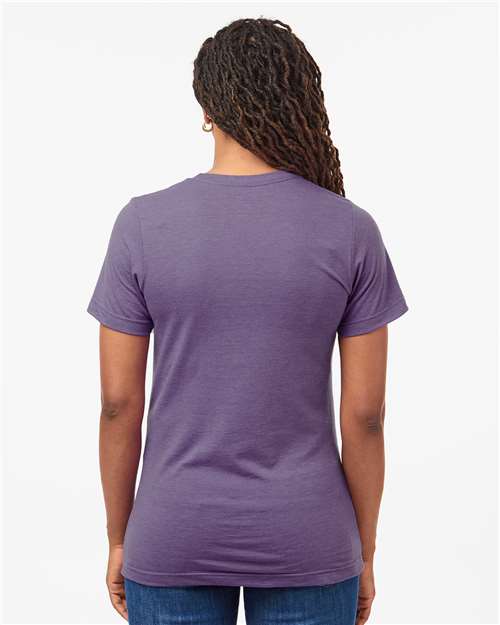 Tultex 602CVC Unisex Combed CVC T-Shirt - Back view