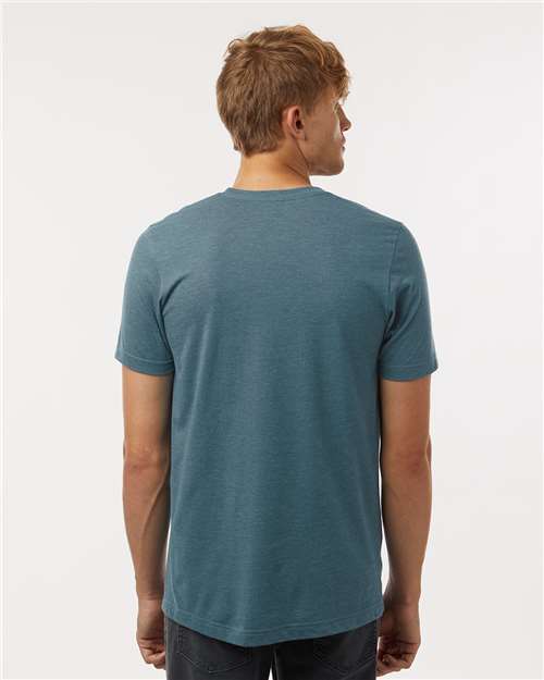 Tultex 602CVC Unisex Combed CVC T-Shirt - Back view