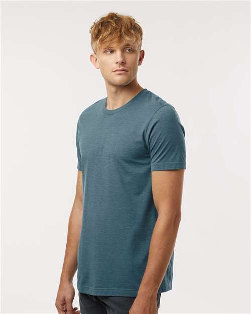 Tultex 602CVC Unisex Combed CVC T-Shirt - Side view