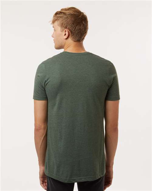 Tultex 602CVC Unisex Combed CVC T-Shirt - Back view