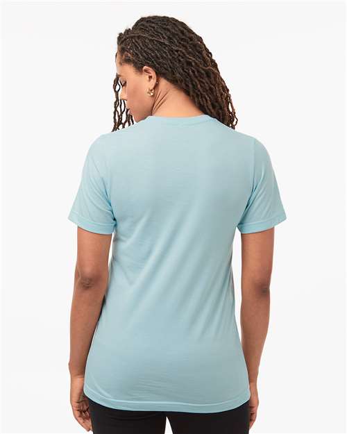 Tultex 602CVC Unisex Combed CVC T-Shirt - Back view