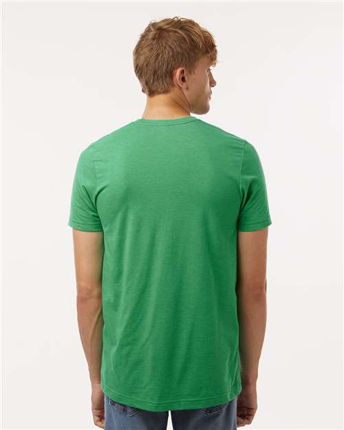 Tultex 602CVC Unisex Combed CVC T-Shirt - Back view