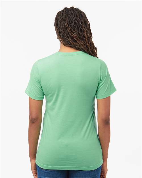 Tultex 602CVC Unisex Combed CVC T-Shirt - Back view