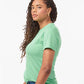 Tultex 602CVC Unisex Combed CVC T-Shirt - Side view