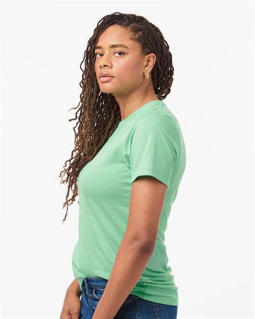Tultex 602CVC Unisex Combed CVC T-Shirt - Side view
