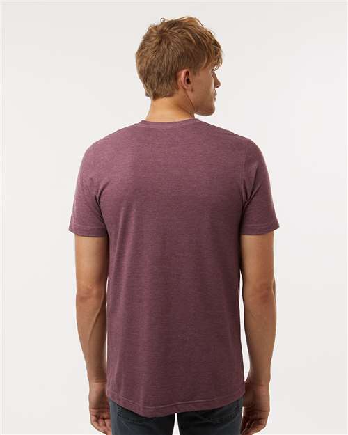 Tultex 602CVC Unisex Combed CVC T-Shirt - Back view