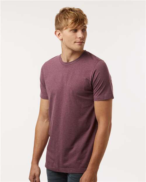 Tultex 602CVC Unisex Combed CVC T-Shirt - Side view