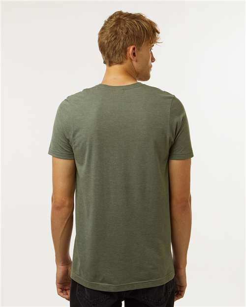 Tultex 602CVC Unisex Combed CVC T-Shirt - Back view