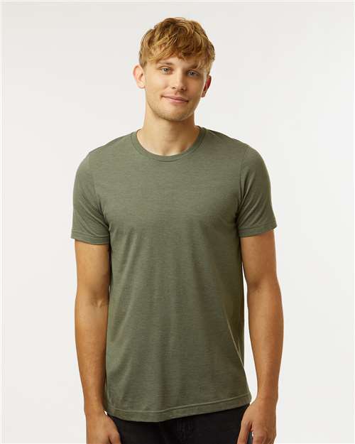 Tultex 602CVC Unisex Combed CVC T-Shirt - Front view