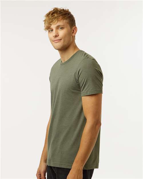 Tultex 602CVC Unisex Combed CVC T-Shirt - Side view