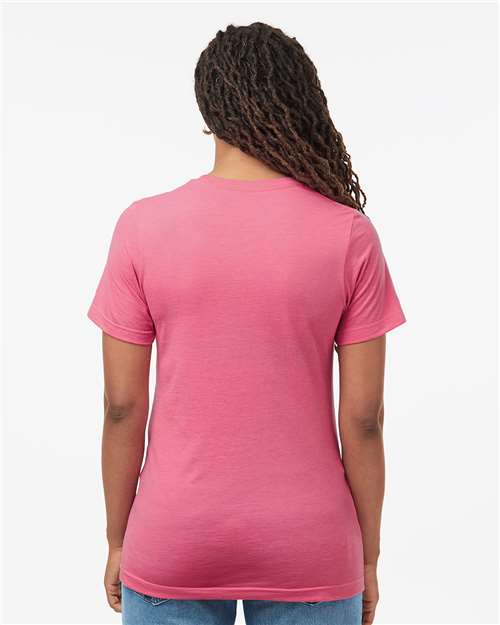 Tultex 602CVC Unisex Combed CVC T-Shirt - Back view
